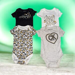 Calvin Klein Jeans Onesie’s/Bodysuits - Black, White, Gray, Gold